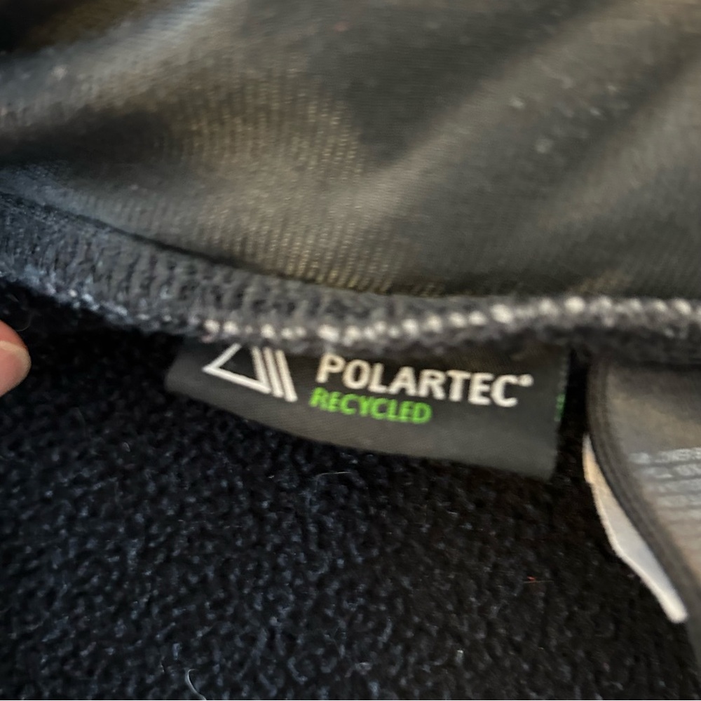 North Face Men's 550 Black Fleece/Puffer Polartec with down jacket size small - Picture 12 of 13